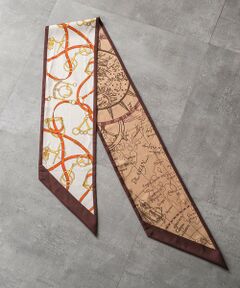 LAUTREAMONT / ロートレアモン マフラー・ショール・スヌード・ストール | ケンサキリバーマップガラスカーフ≪洗濯機で洗える≫