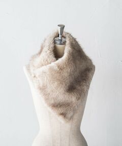 LAUTREAMONT / ロートレアモン マフラー・ショール・スヌード・ストール | 【THROW/スロー】Eco Fur Shawl
