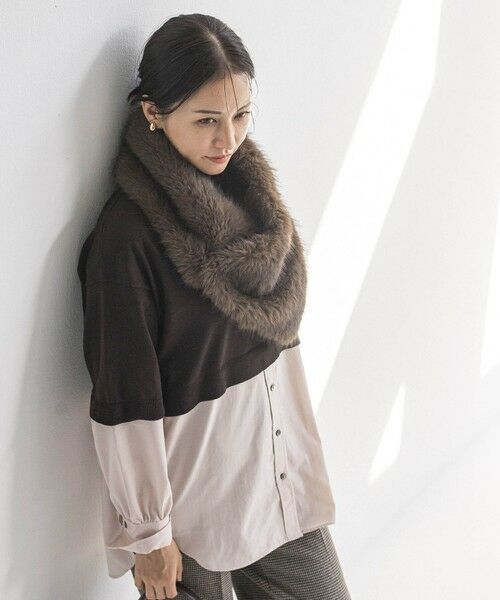 LAUTREAMONT / ロートレアモン マフラー・ショール・スヌード・ストール | 【THROW/スロー】Eco Fur Shawl | 詳細5