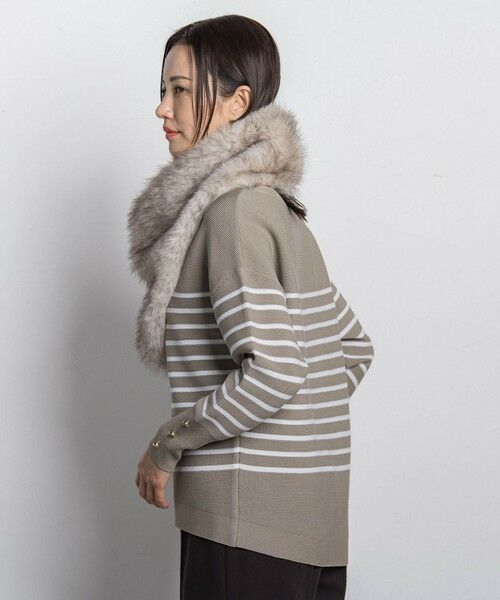 LAUTREAMONT / ロートレアモン マフラー・ショール・スヌード・ストール | 【THROW/スロー】Eco Fur Shawl | 詳細15