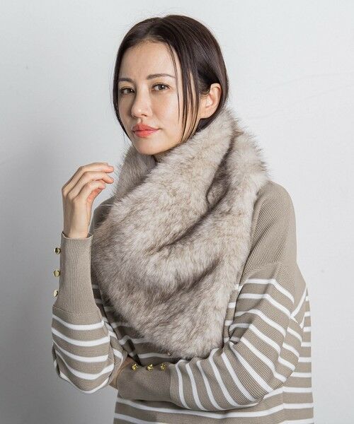 LAUTREAMONT / ロートレアモン マフラー・ショール・スヌード・ストール | 【THROW/スロー】Eco Fur Shawl | 詳細17