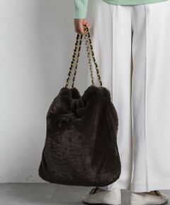 LAUTREAMONT / ロートレアモン その他小物 | 【VIOLAd'ORO】エコファーチェーントート　ELMO / V-8924