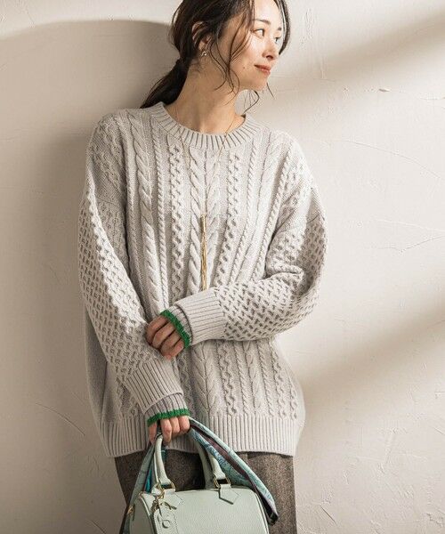 LAUTREAMONT / ロートレアモン 手袋 | 【WEB限定】【WILLIAM BRUNTON】カシミヤラインニットグローブ | 詳細4