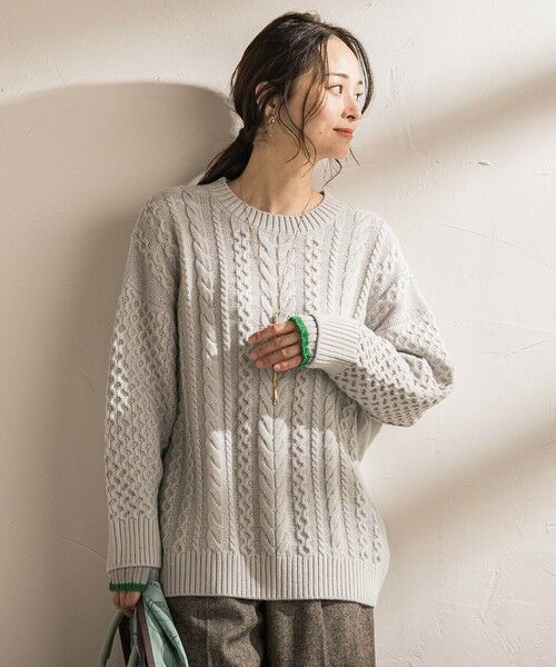 LAUTREAMONT / ロートレアモン 手袋 | 【WEB限定】【WILLIAM BRUNTON】カシミヤラインニットグローブ | 詳細5