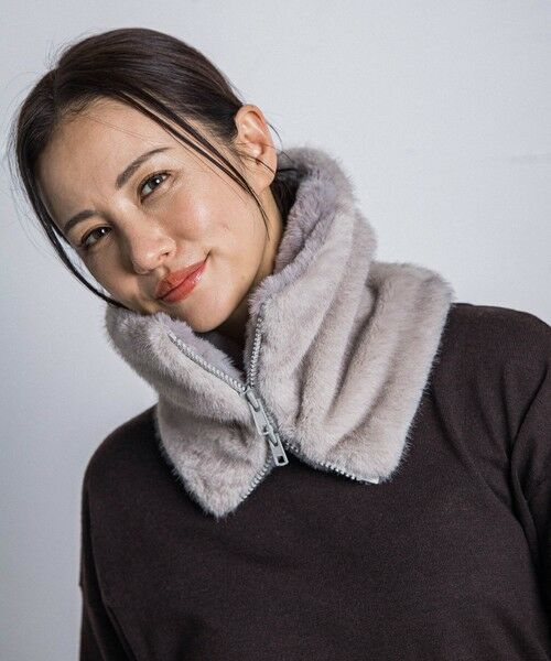 LAUTREAMONT / ロートレアモン マフラー・ショール・スヌード・ストール | 【WEB限定】【THROW/スロー】Eco Fur Neck Warmer | 詳細5