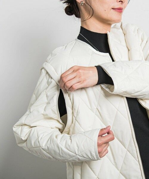 LAUTREAMONT / ロートレアモン ダッフルコート | 撥水キルティングコート≪袖取り外し可能≫ | 詳細2