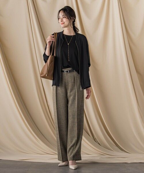 LAUTREAMONT / ロートレアモン テーラードジャケット | キレイ×リラックス ライトブルゾン ≪接触冷感 / UV / 洗濯機で洗える≫ | 詳細4