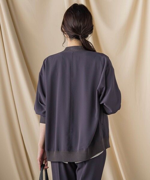 LAUTREAMONT / ロートレアモン テーラードジャケット | キレイ×リラックス ライトブルゾン ≪接触冷感 / UV / 洗濯機で洗える≫ | 詳細14