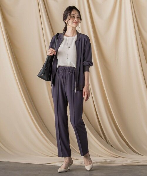 LAUTREAMONT / ロートレアモン テーラードジャケット | キレイ×リラックス ライトブルゾン ≪接触冷感 / UV / 洗濯機で洗える≫ | 詳細15