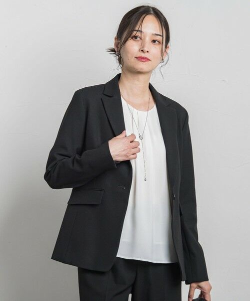 LAUTREAMONT / ロートレアモン テーラードジャケット | 両面起毛テーラードジャケット≪洗える/セットアップ対応≫ | 詳細6