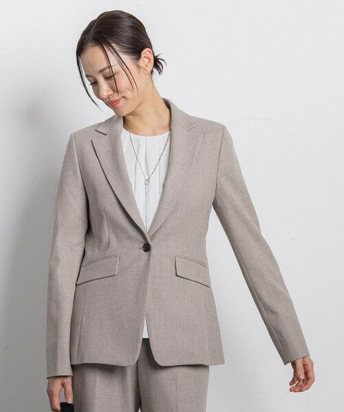 LAUTREAMONT / ロートレアモン テーラードジャケット | 両面起毛テーラードジャケット≪洗える/セットアップ対応≫ | 詳細12