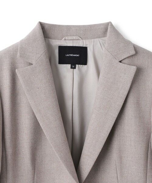 LAUTREAMONT / ロートレアモン テーラードジャケット | 両面起毛テーラードジャケット≪洗える/セットアップ対応≫ | 詳細19