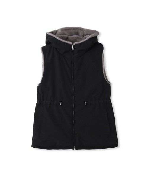 LAUTREAMONT / ロートレアモン ダウンジャケット・ベスト | リバーシブルファーフーディベスト | 詳細11