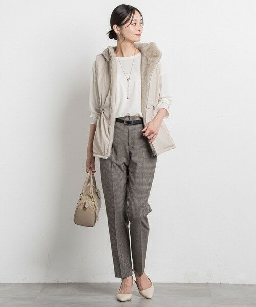 LAUTREAMONT / ロートレアモン ダウンジャケット・ベスト | リバーシブルファーフーディベスト | 詳細22