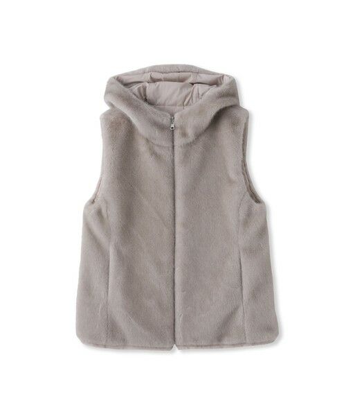 LAUTREAMONT / ロートレアモン ダウンジャケット・ベスト | リバーシブルファーフーディベスト | 詳細23