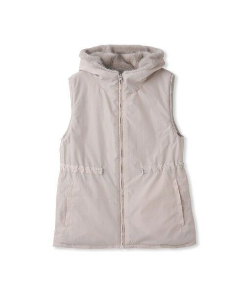 LAUTREAMONT / ロートレアモン ダウンジャケット・ベスト | リバーシブルファーフーディベスト | 詳細25