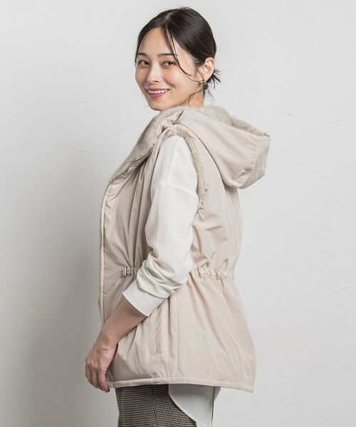 LAUTREAMONT / ロートレアモン ダウンジャケット・ベスト | リバーシブルファーフーディベスト | 詳細20