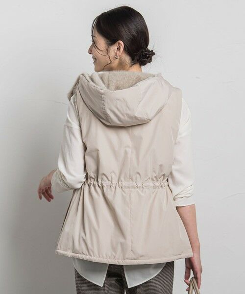 LAUTREAMONT / ロートレアモン ダウンジャケット・ベスト | リバーシブルファーフーディベスト | 詳細21