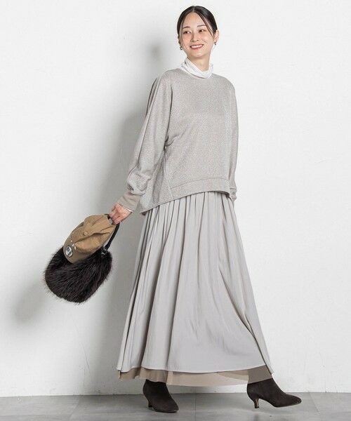 LAUTREAMONT / ロートレアモン カットソー | ラメ裏毛カットソー | 詳細3