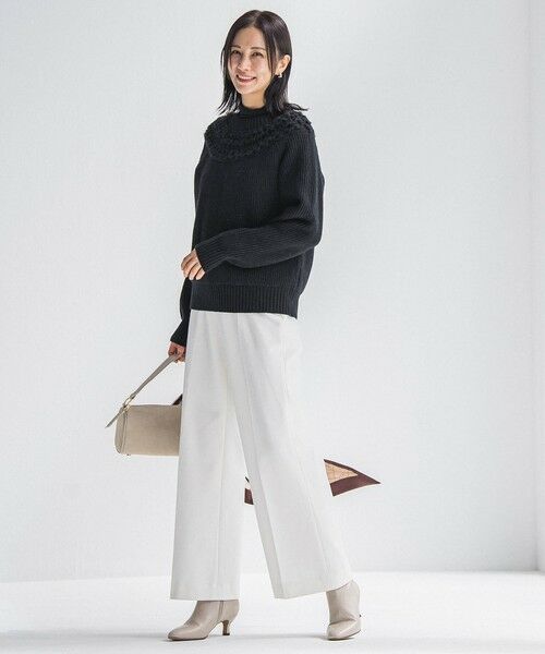 LAUTREAMONT / ロートレアモン その他パンツ | 両面起毛ワイドパンツ≪WEB限定13号/洗える/セットアップ対応≫ | 詳細8