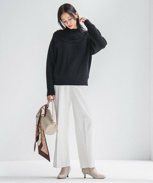 LAUTREAMONT / ロートレアモン その他パンツ | 両面起毛ワイドパンツ≪WEB限定13号/洗える/セットアップ対応≫ | 詳細9