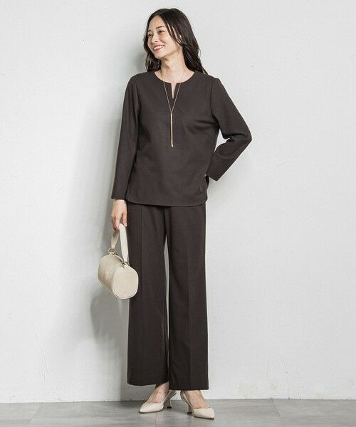 LAUTREAMONT / ロートレアモン その他パンツ | 両面起毛ワイドパンツ≪WEB限定13号/洗える/セットアップ対応≫ | 詳細21