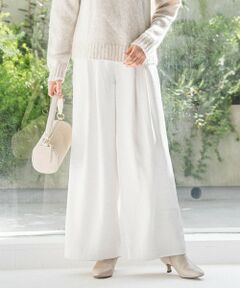 LAUTREAMONT / ロートレアモン その他パンツ | カリーヌサテンパンツ≪洗える≫