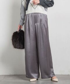 LAUTREAMONT / ロートレアモン その他パンツ | カリーヌサテンパンツ≪洗える≫