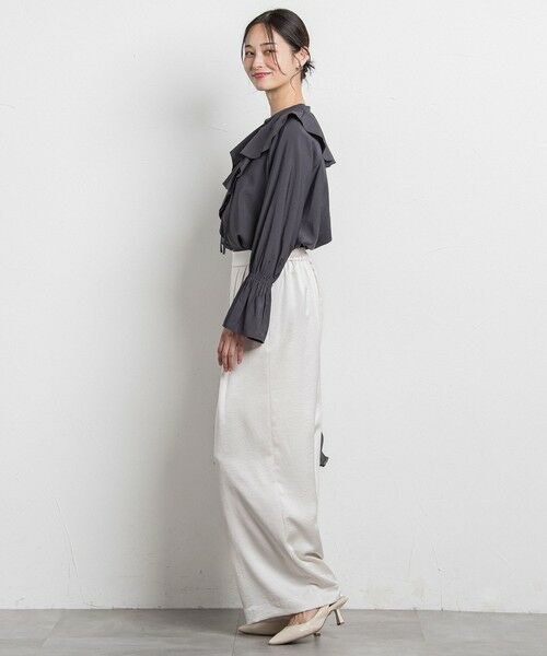 LAUTREAMONT / ロートレアモン その他パンツ | カリーヌサテンパンツ≪洗える≫ | 詳細14