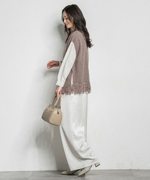 LAUTREAMONT / ロートレアモン その他パンツ | カリーヌサテンパンツ≪洗える≫ | 詳細7