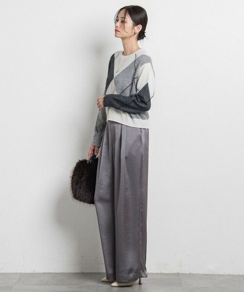 LAUTREAMONT / ロートレアモン その他パンツ | カリーヌサテンパンツ≪洗える≫ | 詳細19