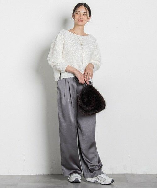 LAUTREAMONT / ロートレアモン その他パンツ | カリーヌサテンパンツ≪洗える≫ | 詳細20