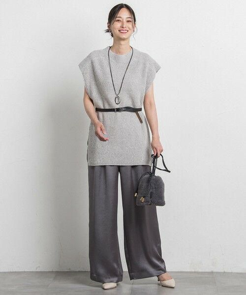 LAUTREAMONT / ロートレアモン その他パンツ | カリーヌサテンパンツ≪洗える≫ | 詳細17