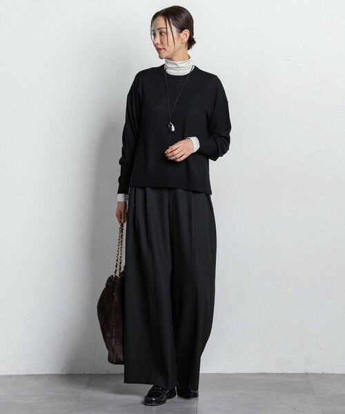 LAUTREAMONT / ロートレアモン その他パンツ | ライトウェイトストレッチワイドパンツ≪洗える≫ | 詳細3