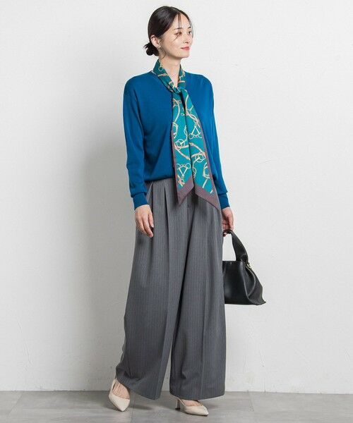 LAUTREAMONT / ロートレアモン その他パンツ | ライトウェイトストレッチワイドパンツ≪洗える≫ | 詳細6