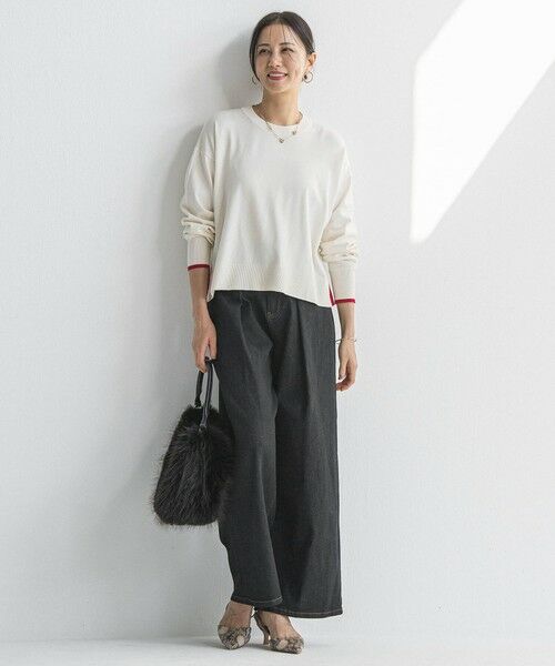 LAUTREAMONT / ロートレアモン その他パンツ | 【WEB限定】365デニムパンツ ワイドシルエット≪洗える≫ | 詳細8