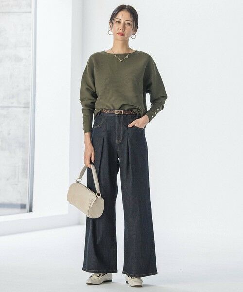 LAUTREAMONT / ロートレアモン その他パンツ | 【WEB限定】365デニムパンツ ワイドシルエット≪洗える≫ | 詳細10