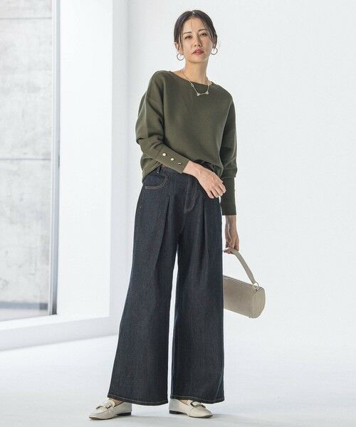 LAUTREAMONT / ロートレアモン その他パンツ | 【WEB限定】365デニムパンツ ワイドシルエット≪洗える≫ | 詳細11