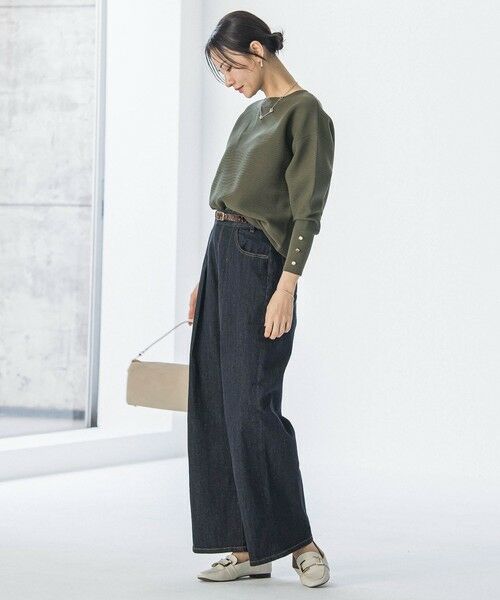 LAUTREAMONT / ロートレアモン その他パンツ | 【WEB限定】365デニムパンツ ワイドシルエット≪洗える≫ | 詳細12