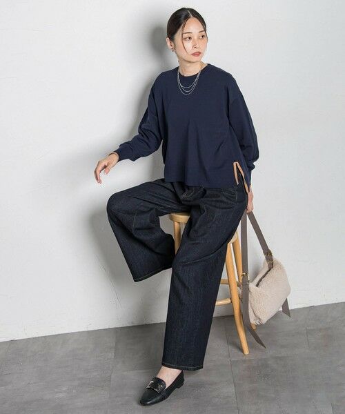 LAUTREAMONT / ロートレアモン その他パンツ | 【WEB限定】365デニムパンツ ワイドシルエット≪洗える≫ | 詳細16