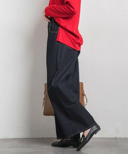 LAUTREAMONT / ロートレアモン その他パンツ | 【WEB限定】365デニムパンツ ワイドシルエット≪洗える≫ | 詳細4