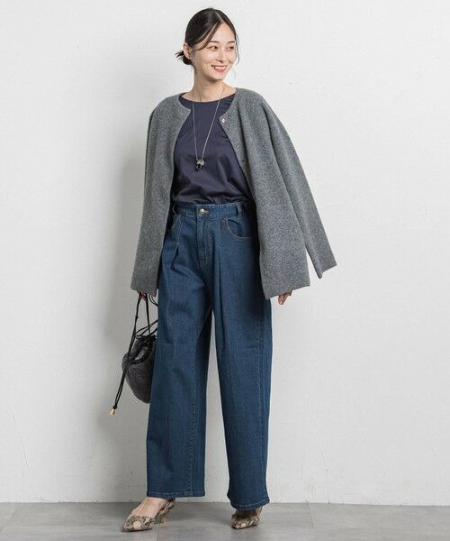 LAUTREAMONT / ロートレアモン その他パンツ | 【WEB限定】365デニムパンツ ワイドシルエット≪洗える≫ | 詳細30