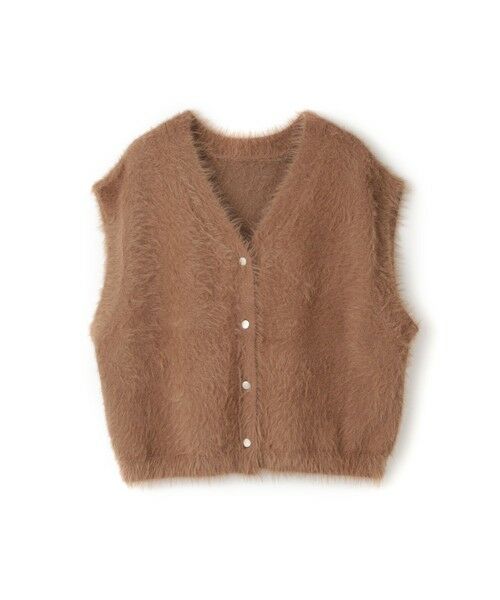 LAUTREAMONT / ロートレアモン ニット・セーター | フェザーヤーンニットベスト | 詳細11