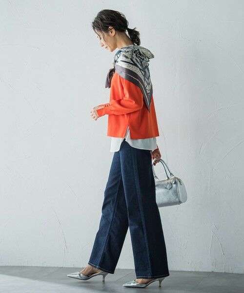 LAUTREAMONT / ロートレアモン ニット・セーター | 袖ボタンクルーネックニット ≪手洗い可能≫ | 詳細3