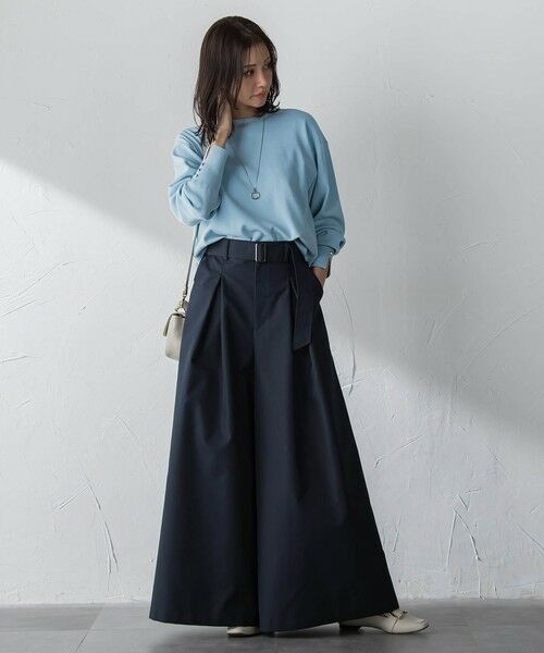 LAUTREAMONT / ロートレアモン ニット・セーター | 袖ボタンクルーネックニット ≪手洗い可能≫ | 詳細3