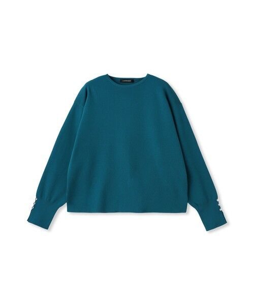 LAUTREAMONT / ロートレアモン ニット・セーター | 袖ボタンクルーネックニット ≪手洗い可能≫ | 詳細9