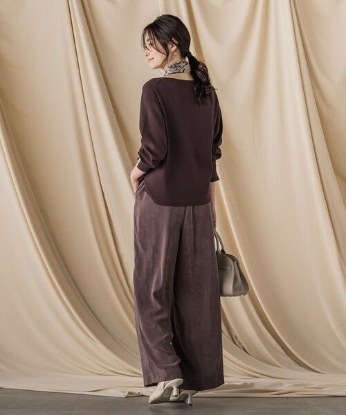 LAUTREAMONT / ロートレアモン ニット・セーター | 袖ボタンクルーネックニット ≪手洗い可能≫ | 詳細17