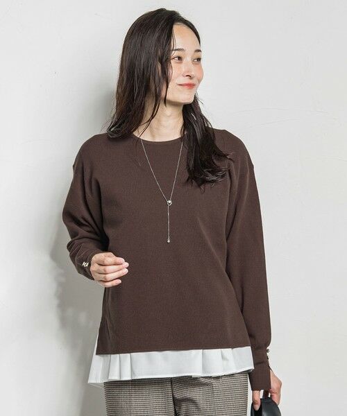 LAUTREAMONT / ロートレアモン ニット・セーター | 袖ボタンクルーネックニット ≪手洗い可能≫ | 詳細18