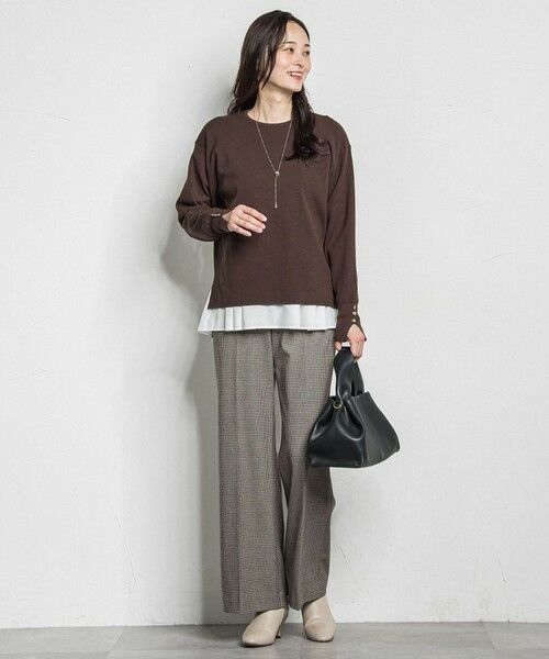 LAUTREAMONT / ロートレアモン ニット・セーター | 袖ボタンクルーネックニット ≪手洗い可能≫ | 詳細19