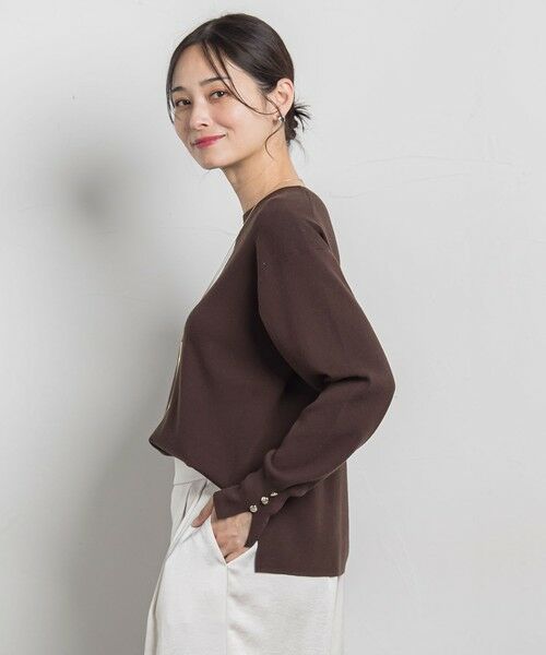 LAUTREAMONT / ロートレアモン ニット・セーター | 袖ボタンクルーネックニット ≪手洗い可能≫ | 詳細22